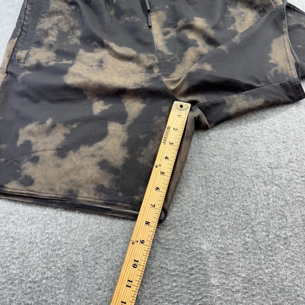 Stance Men's XL Performance Shorts Black Tie-Dye Stretch Athletic Casual Gym‎